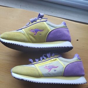 kangaROOS Vintage Festival Sneakers - Yellow and Purple